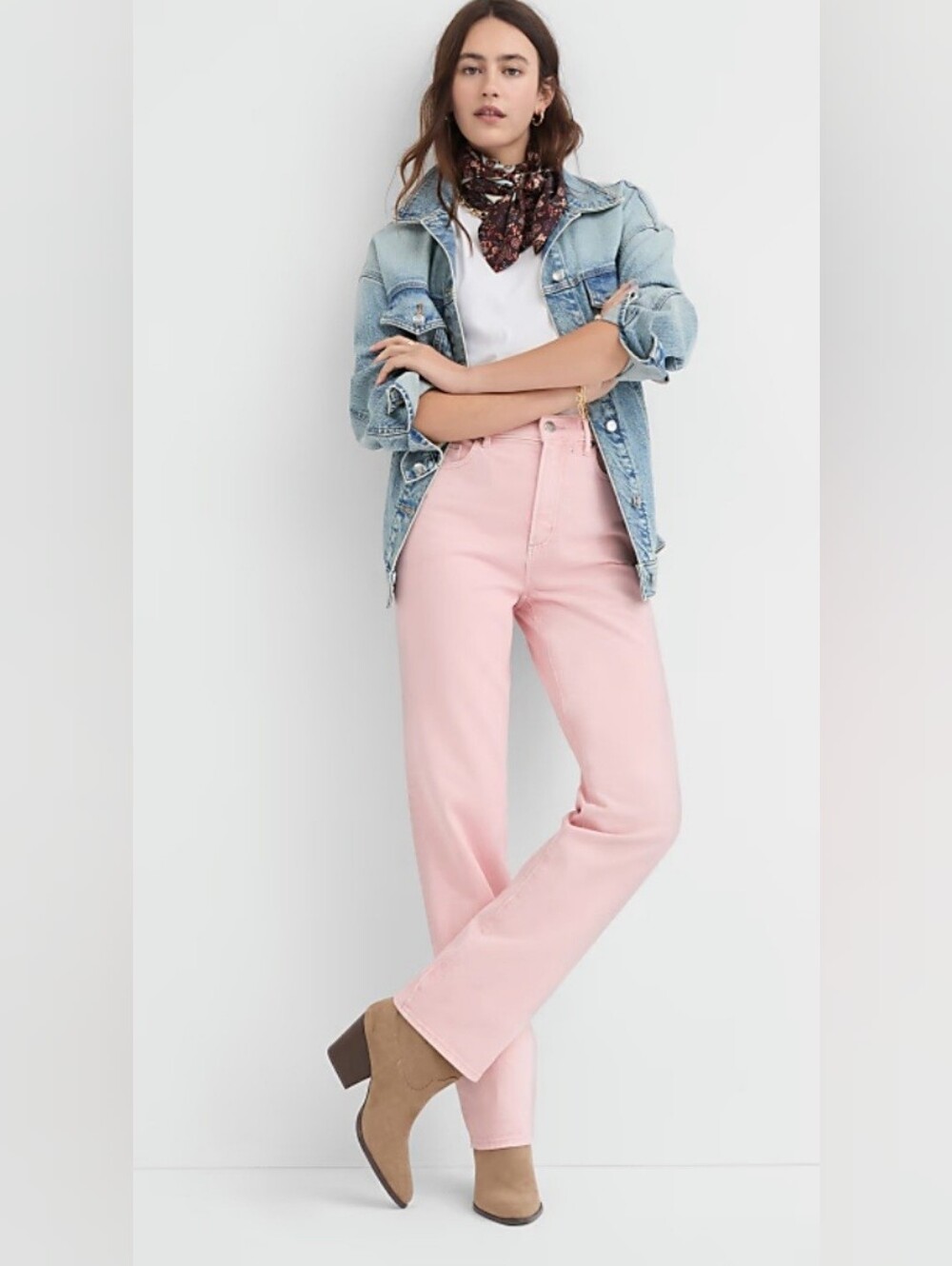 LOFT Women’s Pink Straight Leg Pants Size 10
